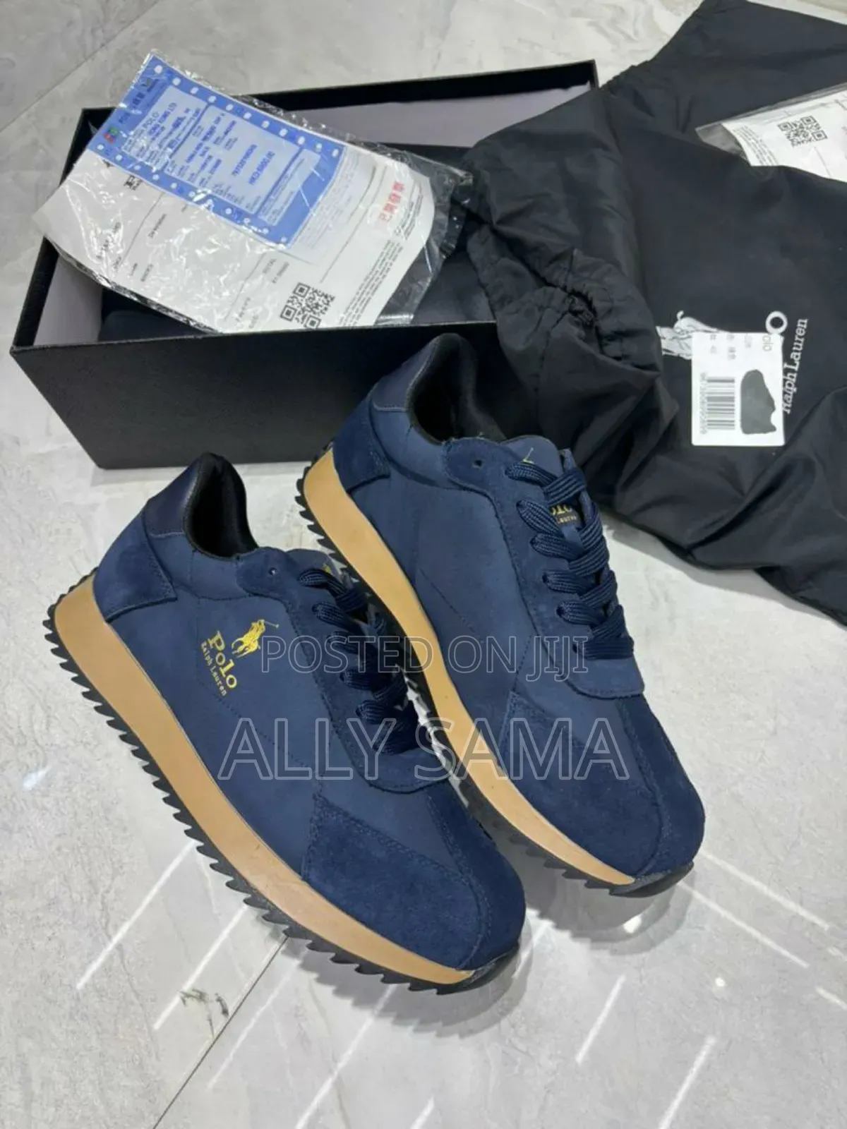 Men's Sneakers Polo Material Leather Canvas