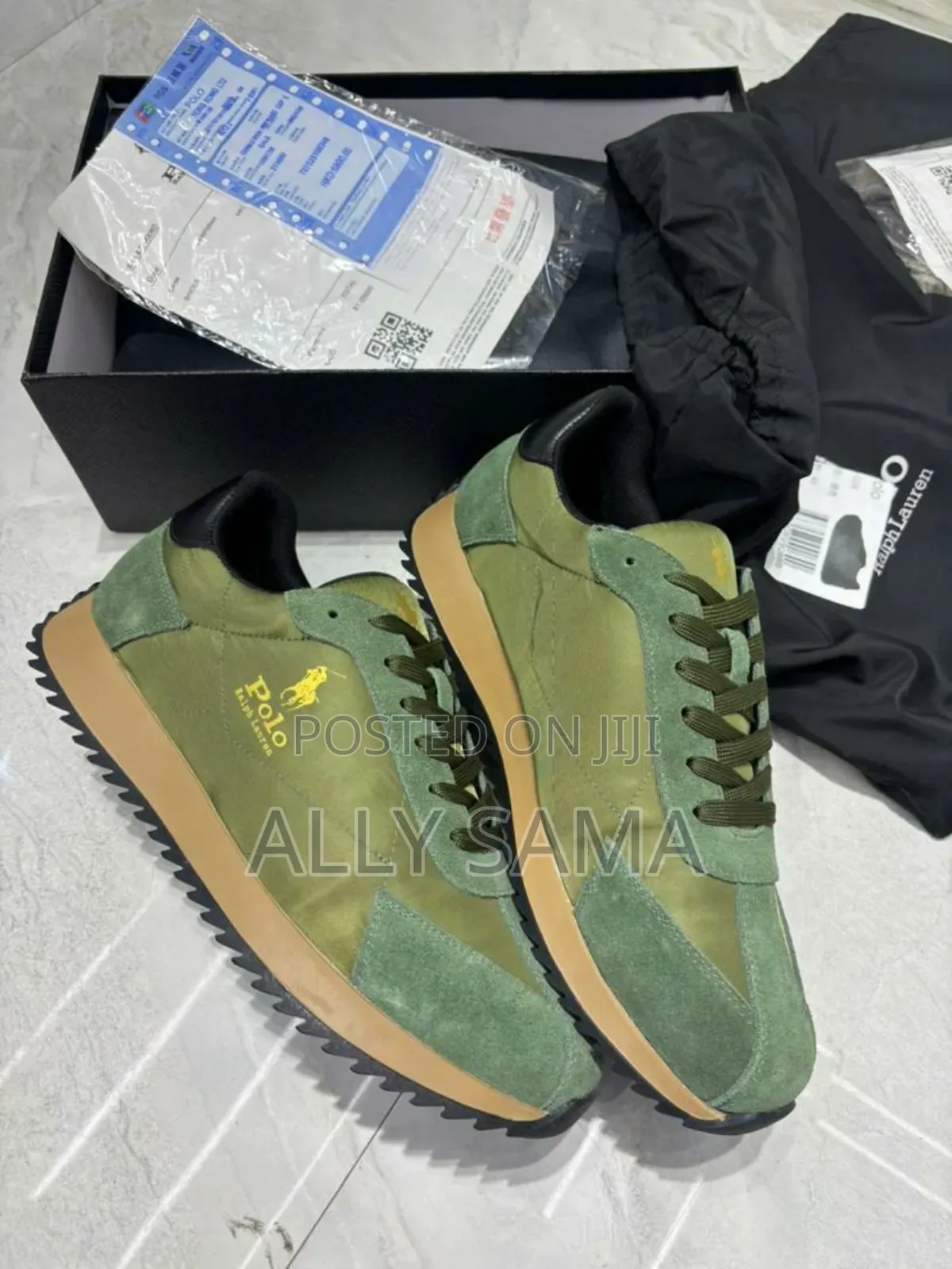 Men's Sneakers Polo Material Leather Canvas