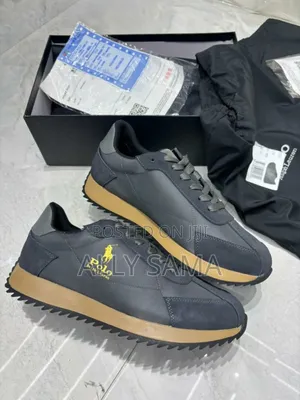 Men's Sneakers Polo Material Leather Canvas