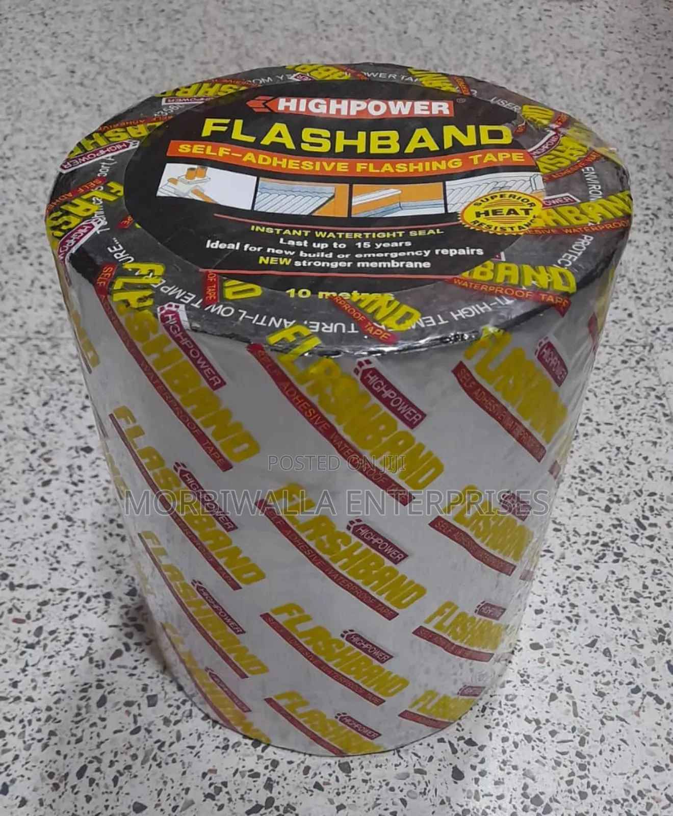 Flash Tape 10 Metres 8 Inches