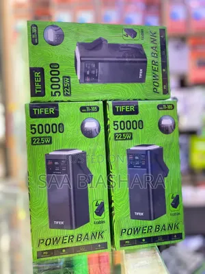 Tifer Power Bank 50000mah 22.5w