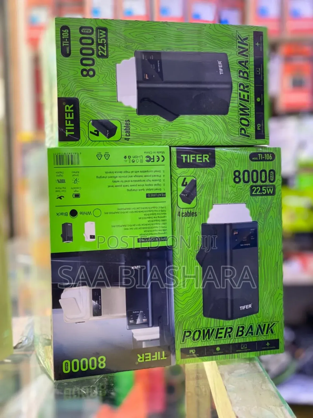 Tifer Power Bank 50000mah 22.5w
