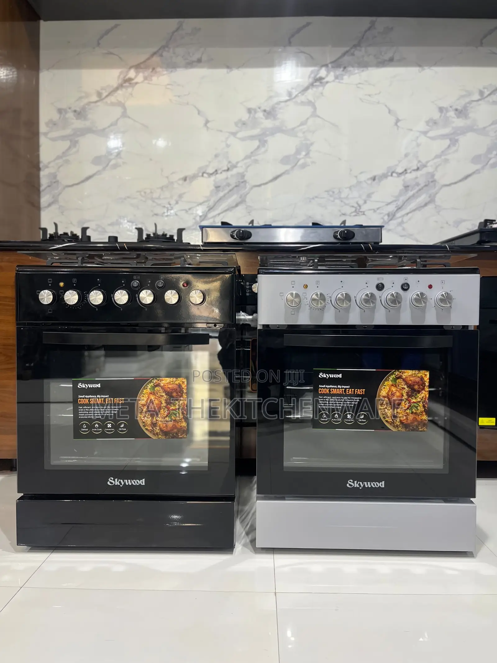 Skywood Cooker 3 Gas + 1 Electric Plate + Electric Oven (50x50)Cm