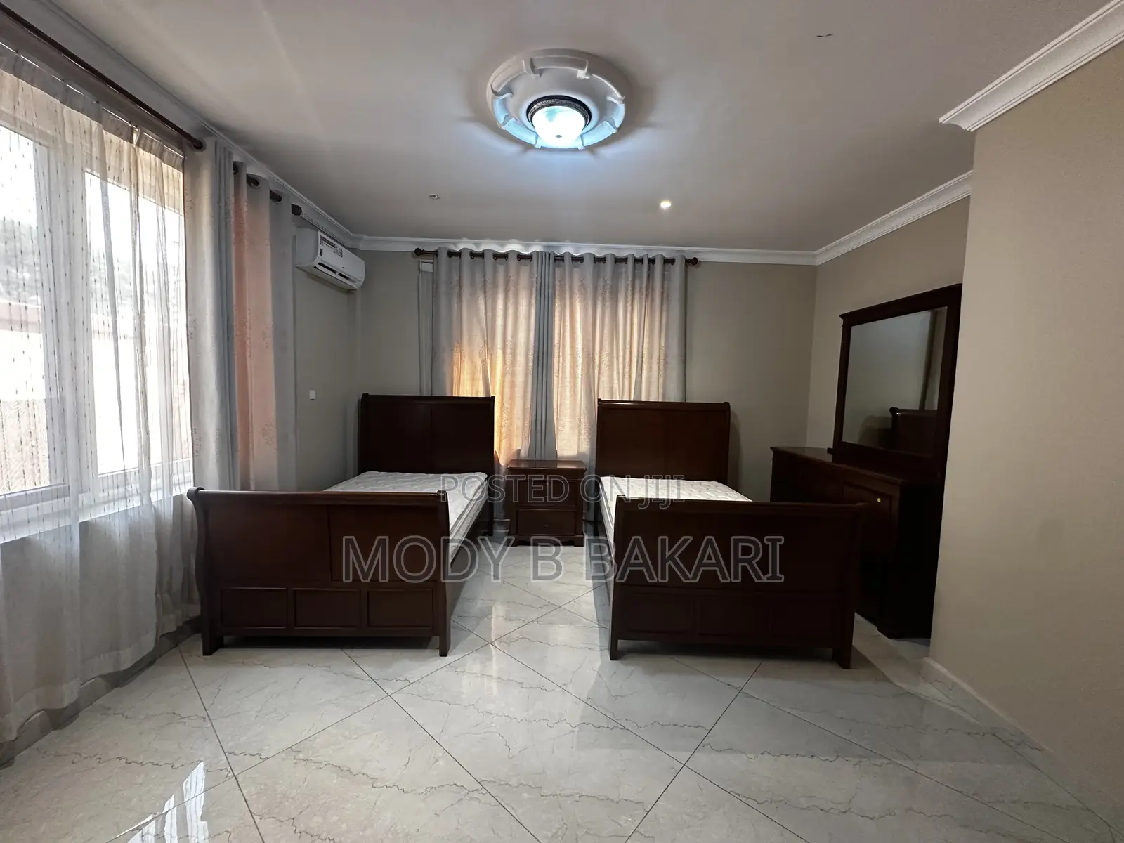 Furnished 3bdrm Apartment in Mikocheni for rent
