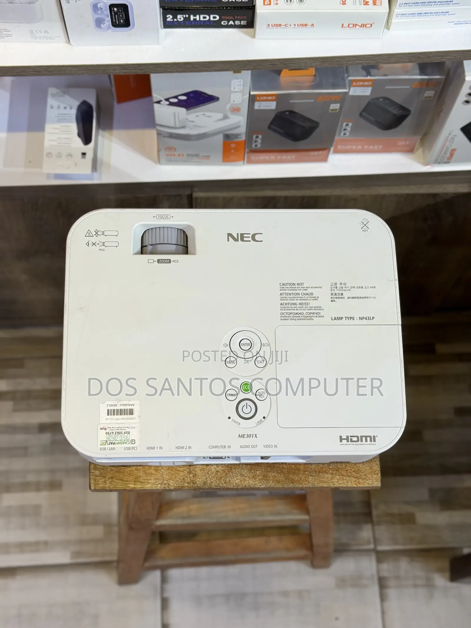 Nec Projector 100+ Inches Screen Display