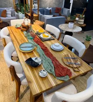Dinning Table Ya Mtiki ( Teak Wood Dining)
