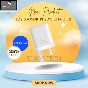 Joyroom Jr-Tcf20 Pd20w Usb-C / Type-C Port Charger, Plug:Uk Plug