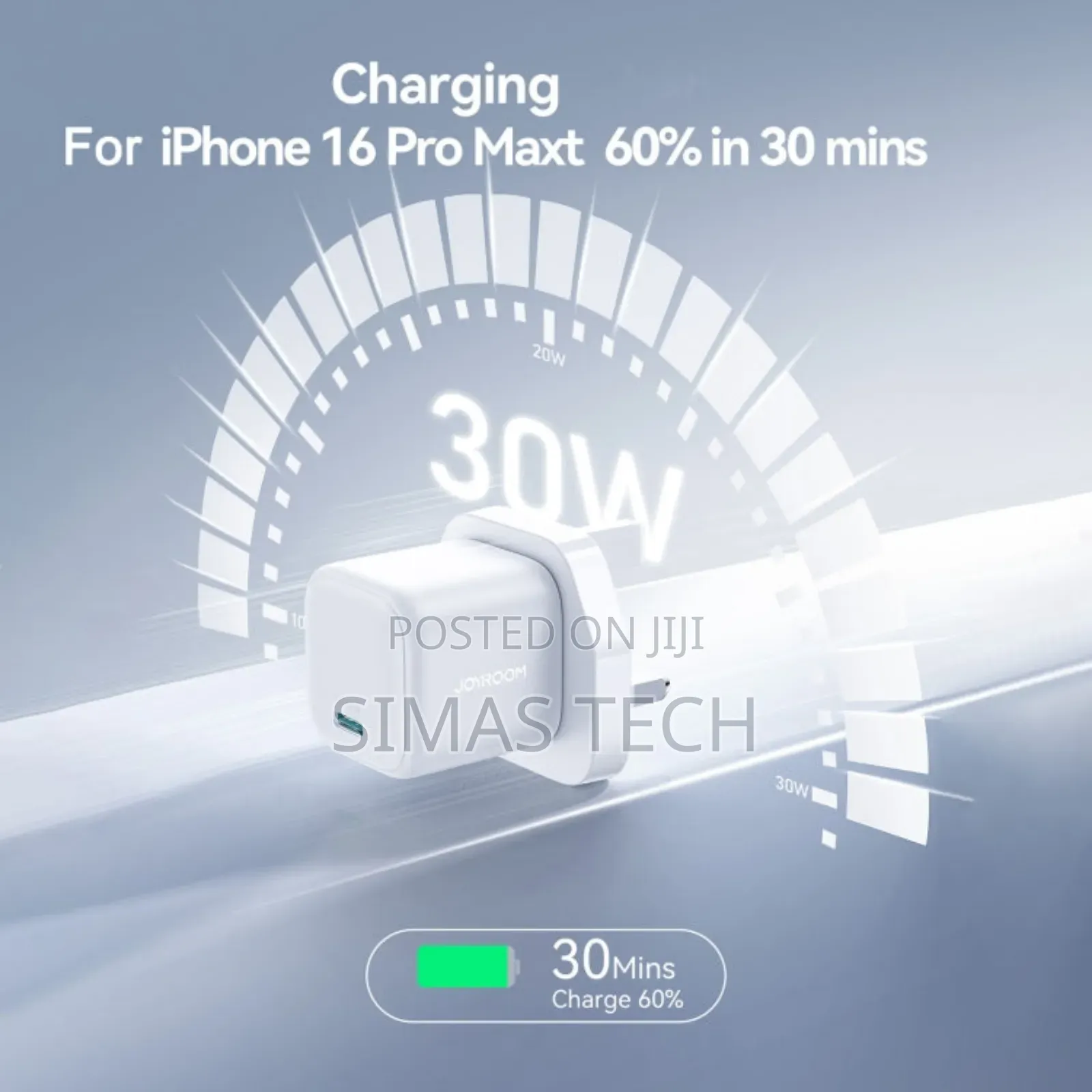 Joyroom Jr-Tcg15 30w Gan Charger Original