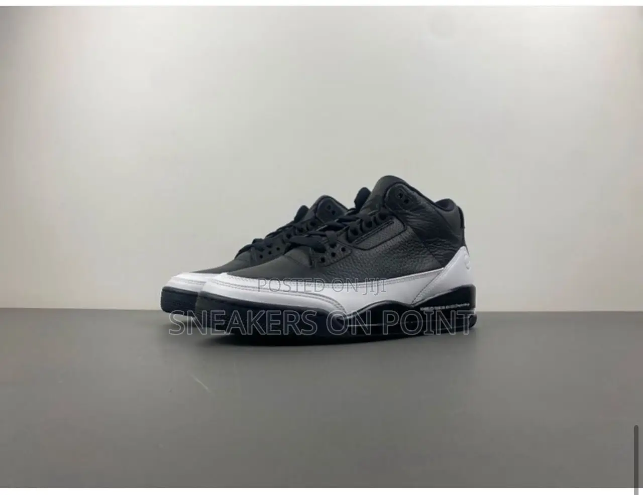 Air Jordan 3 Retro Sp Sneakers in Black and White