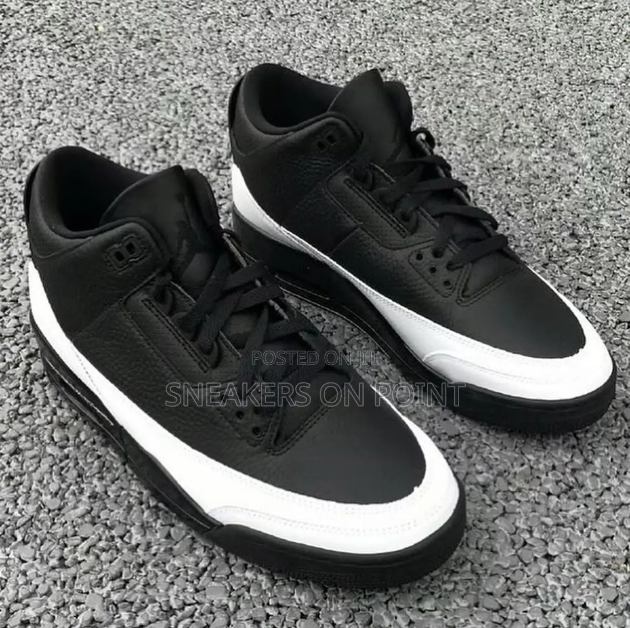 Air Jordan 3 Retro Sp Sneakers in Black and White
