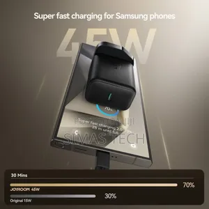 Joyroom Jr-Tcg13 45w Gan Usb-C / Type-C Port Super Fast Charger.