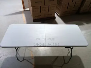 6ft Folding It Is a Portable, Heavy-Duty Table.