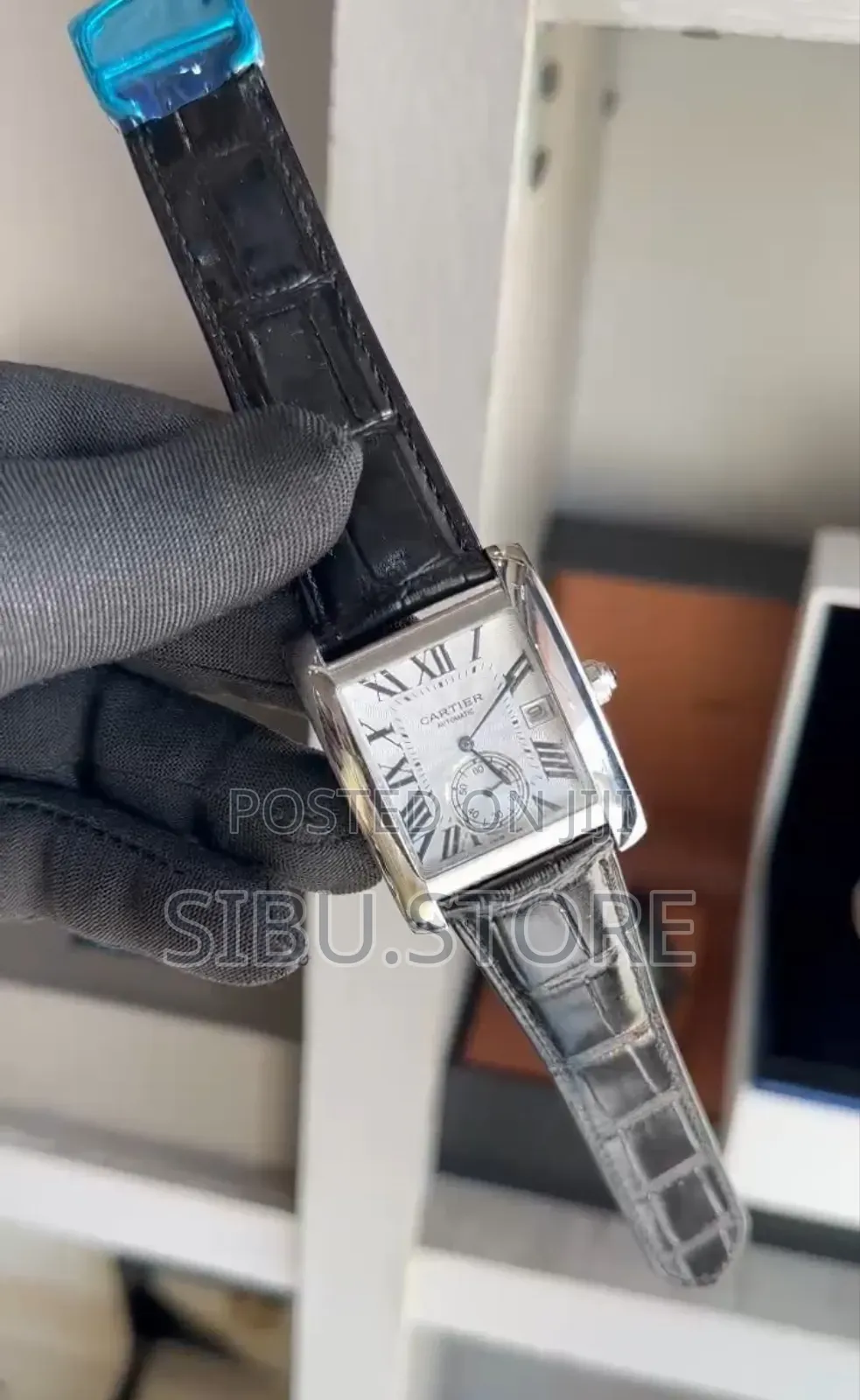 Black White Cartier Watch