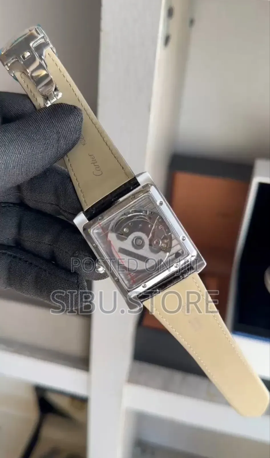 Black White Cartier Watch