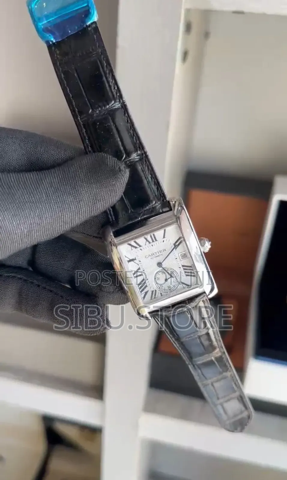 Black White Cartier Watch