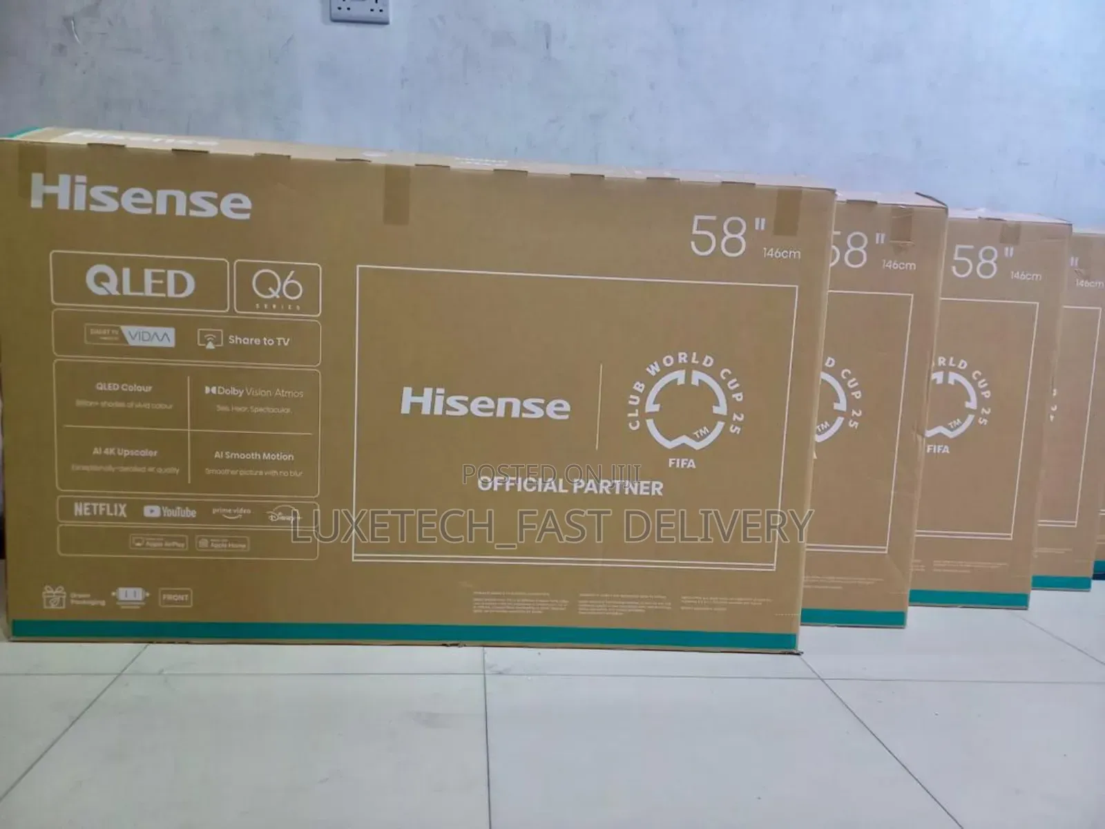 Hisense 58" Qled Tv Best Quality
