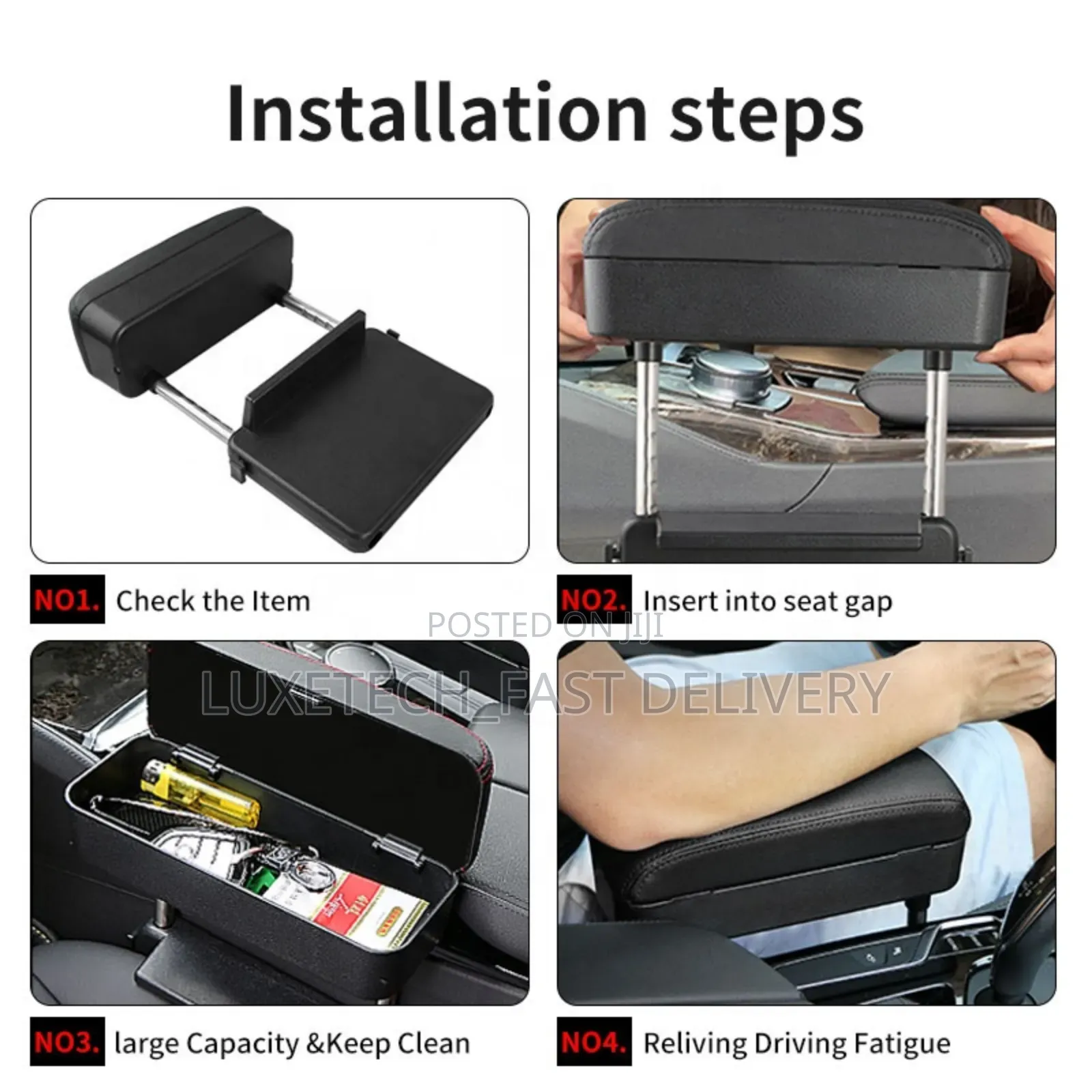 Universal Car Armrest Storage Box