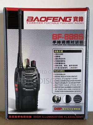 Baofeng Walkie Talkies Bf-888s Rechargeable Two-way Radios 2 Pack