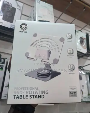 Green Lion Professional 360 Rotating Table Stand Clear Gnpfn360tscl