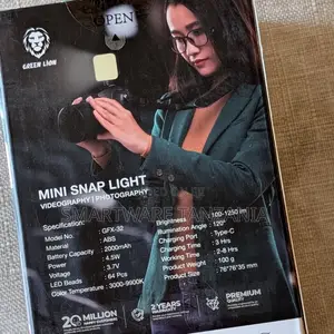 Green Lion Light Mini Pocket Led Snap Light For Photos Videos/Vlogs