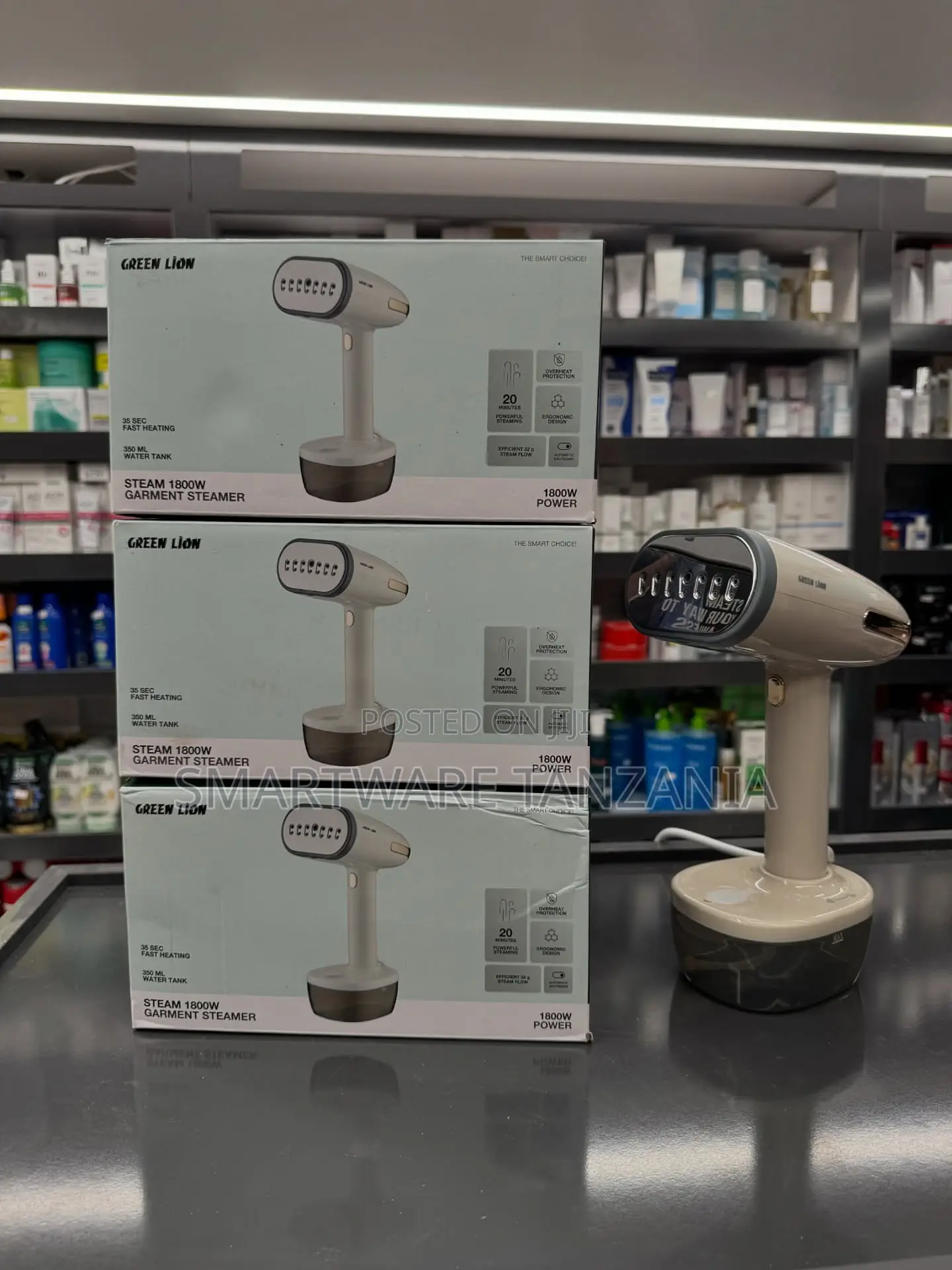 Green Lion Digital Garment Steamer, 1800w Power, Fast Heating