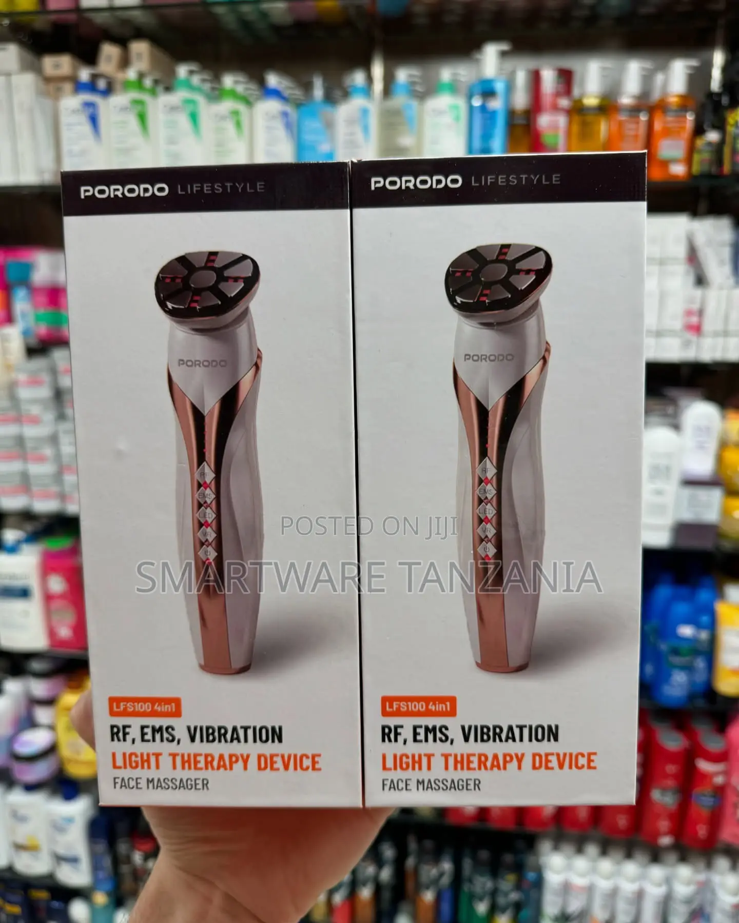 The Porodo Multi-tech Beauty Tool: Rf, Ems, Vibration Led Light