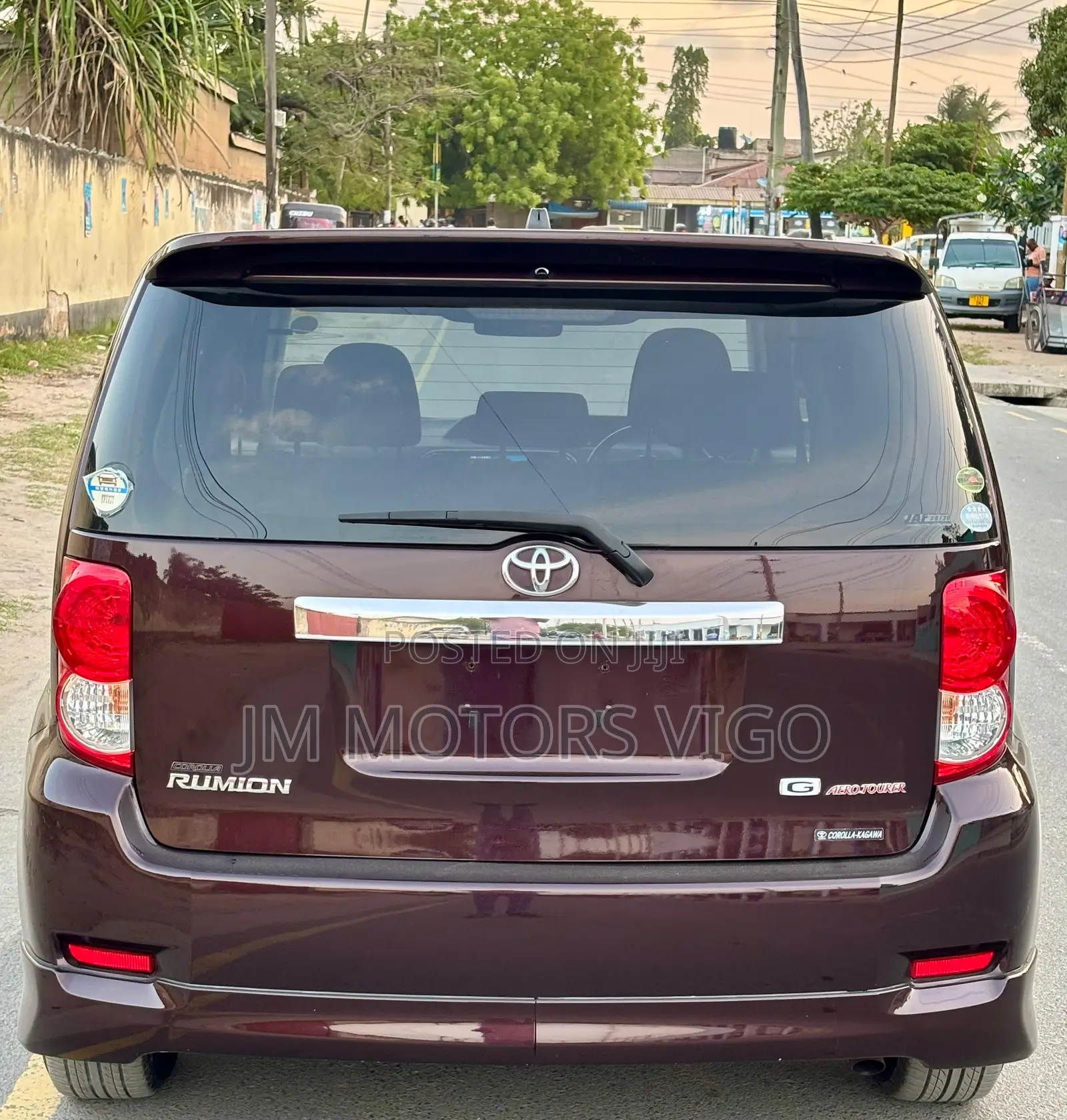 Toyota Corolla Rumion 2008 Burgundy