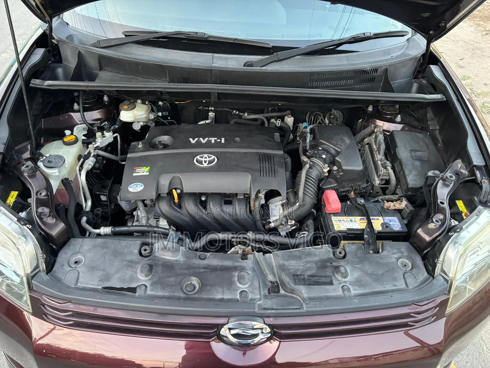 Toyota Corolla Rumion 2008 Burgundy