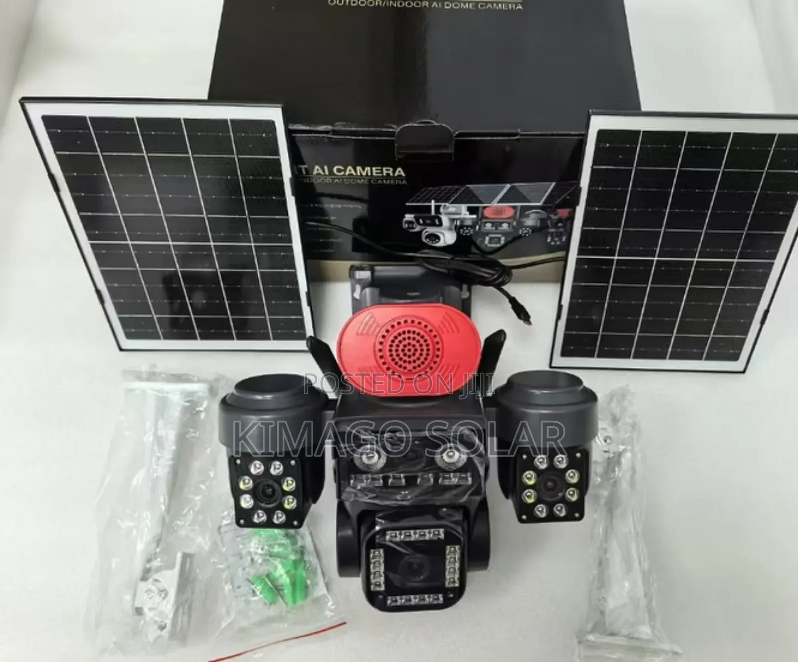 Solar Security Camera Full Set 249,999 Lenses 4 Simcard
