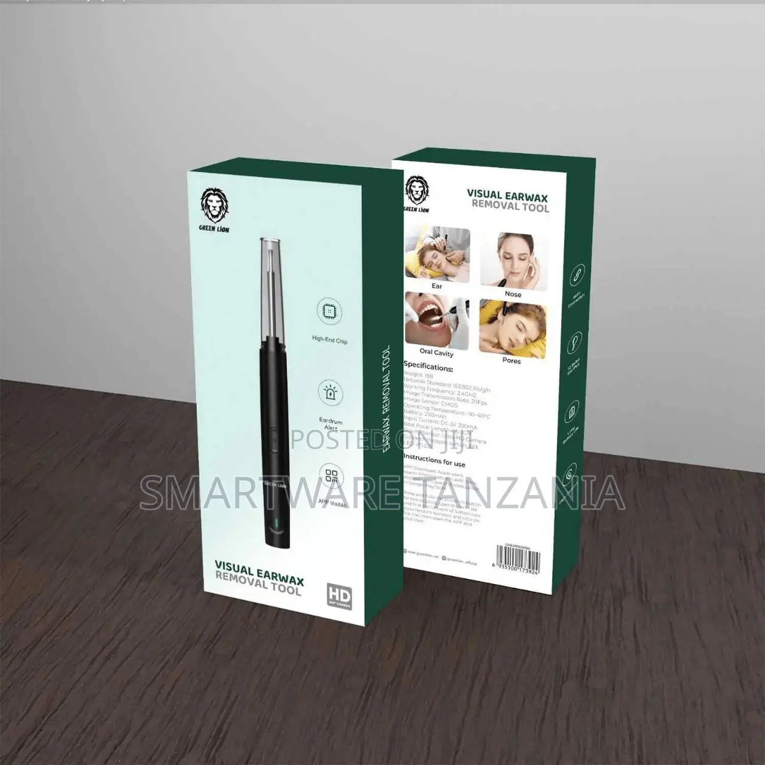 Green Lion Visual Ear Wax Removal Tool With Camera Light