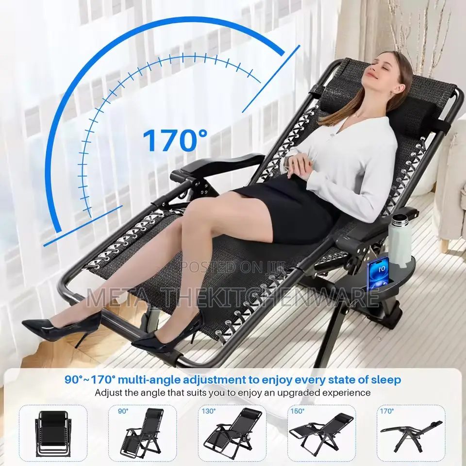 Gravity Folding Reclining Lounge Chair