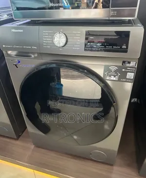 Hisense 10kg/6kg Smart Washer Dryer With Inverter -Titanium Silver