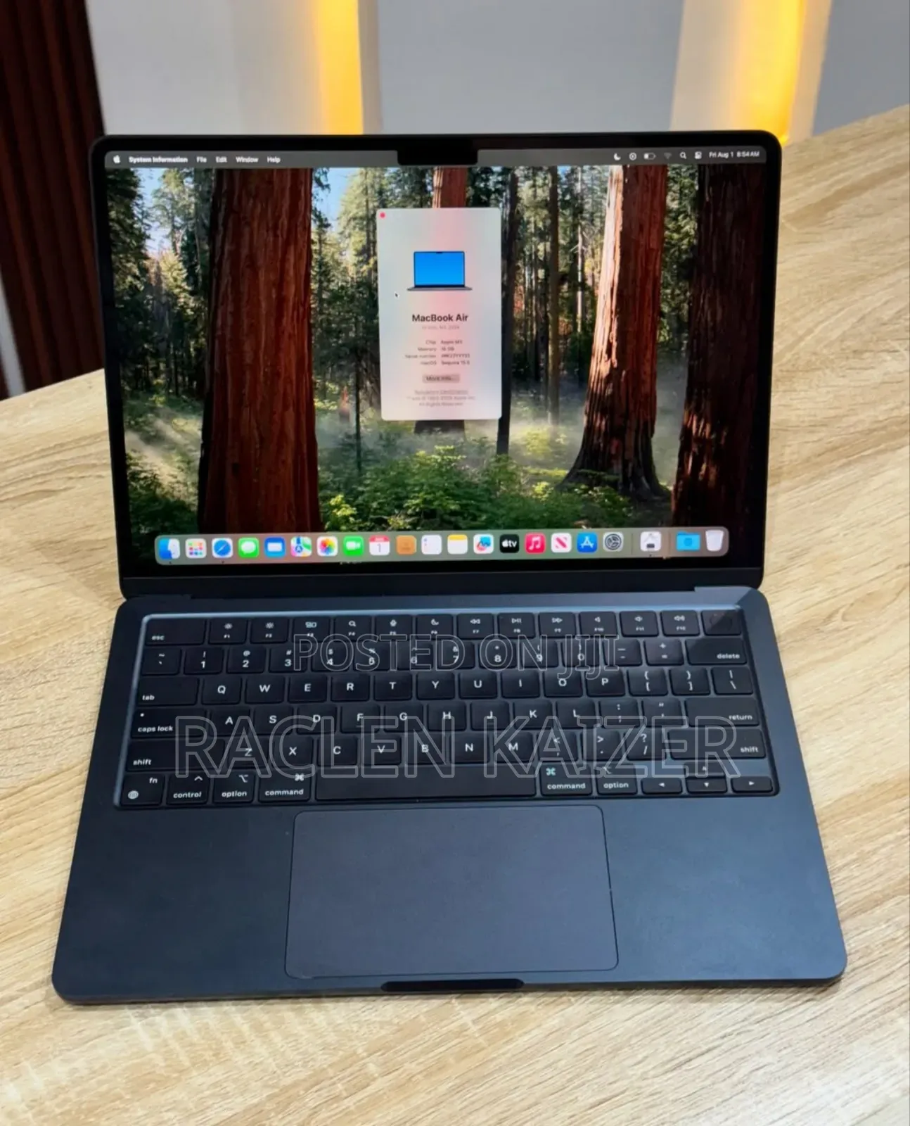 New Laptop Apple MacBook Air 8GB Apple M3 SSD 256GB