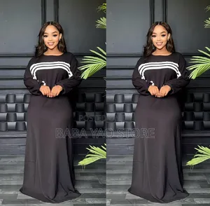 Women's Clothes African Style Long-Sleeved Floorlength Dresses