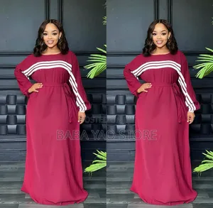 Women's Clothes African Style Long-Sleeved Floorlength Dresses