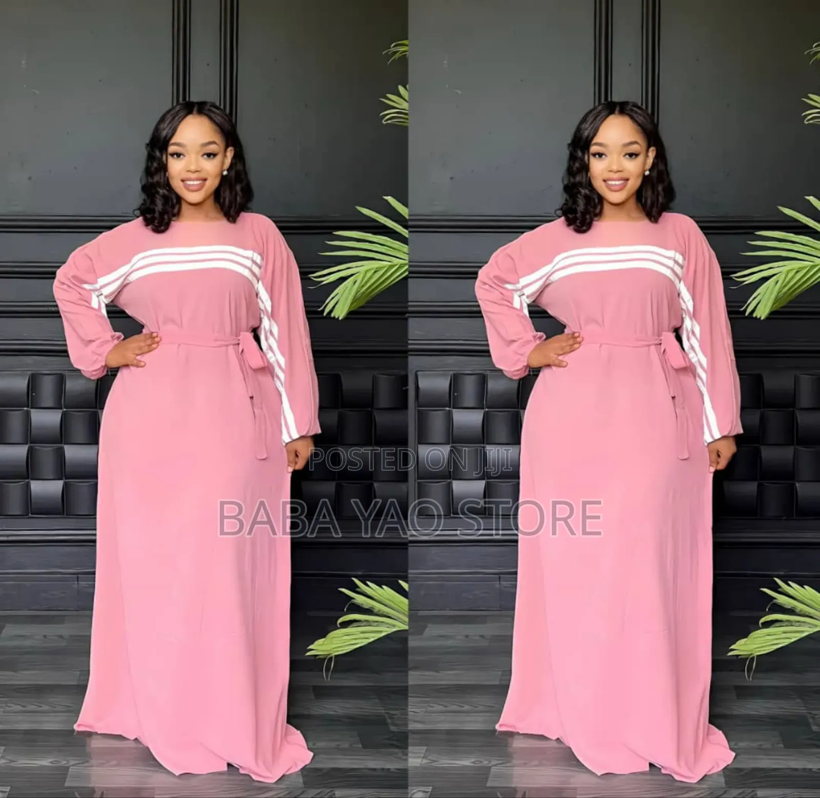 Women's Clothes African Style Long-Sleeved Floorlength Dresses