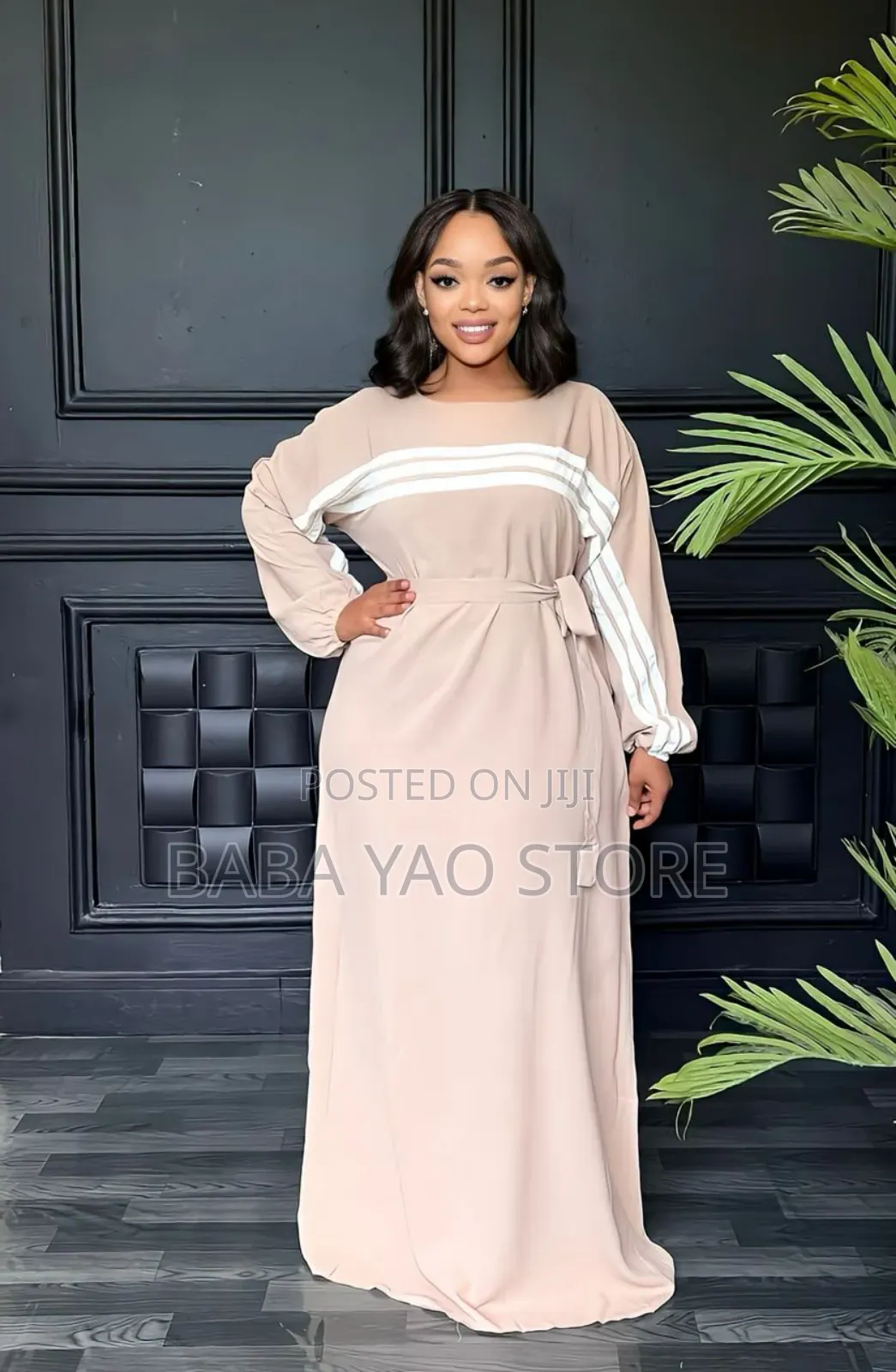 Women's Clothes African Style Long-Sleeved Floorlength Dresses