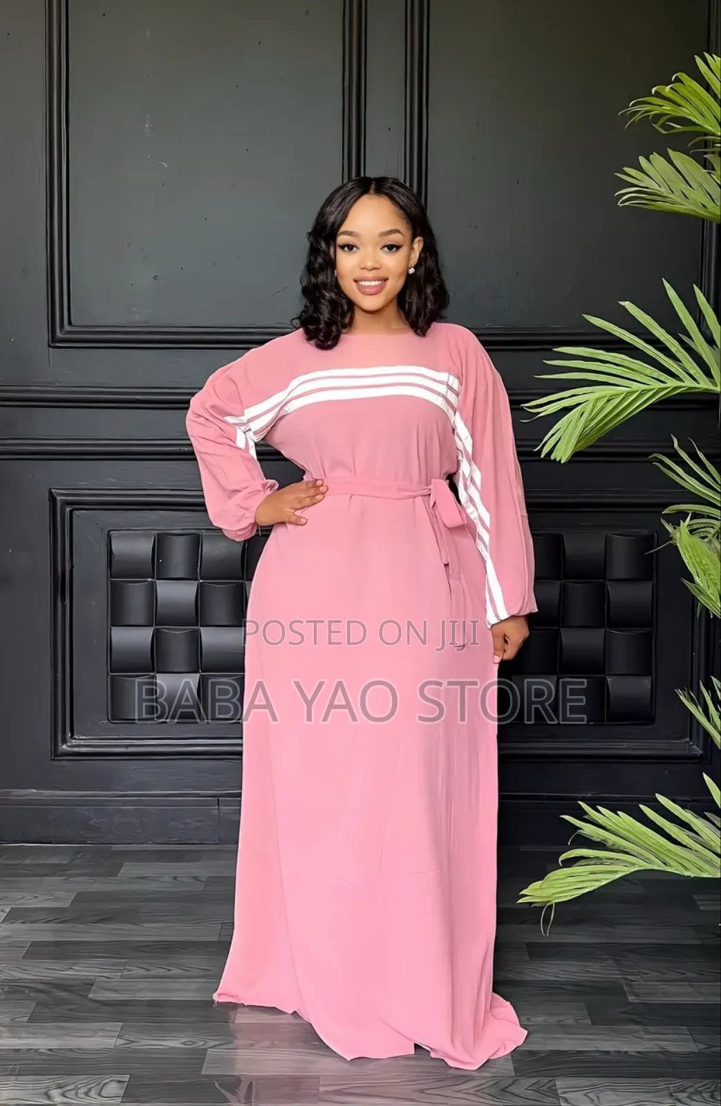 Women's Clothes African Style Long-Sleeved Floorlength Dresses