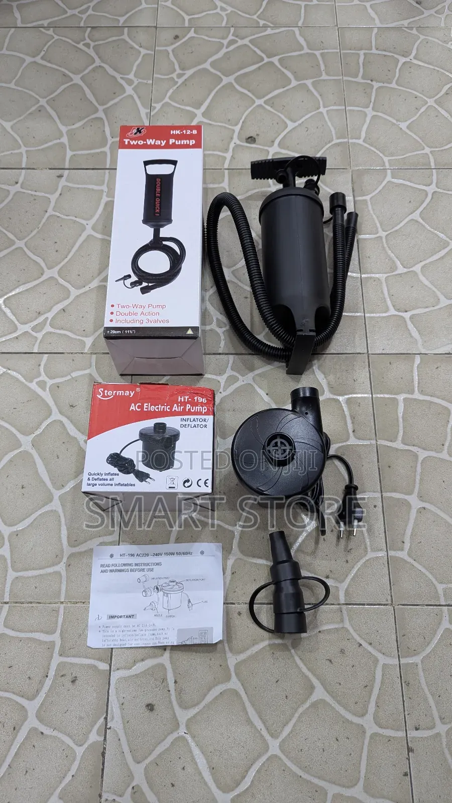 Electric Pump + Manual Pump