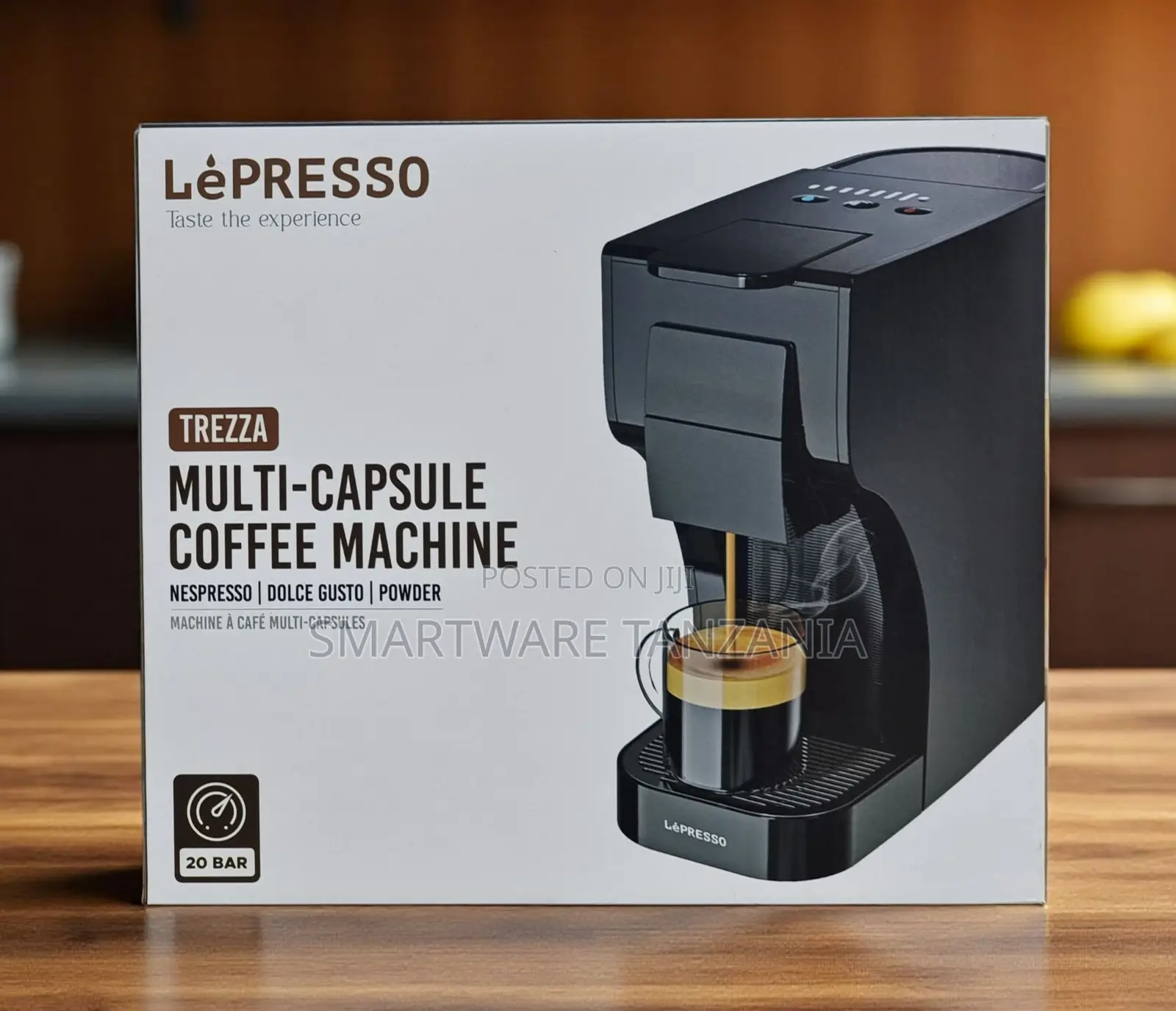 Your All-in-One Capsule Coffee Machine by Lepresso Crema Pro