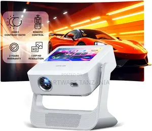 Green Lion Orion Portable Smart Projector, Support, 8” Hd Display