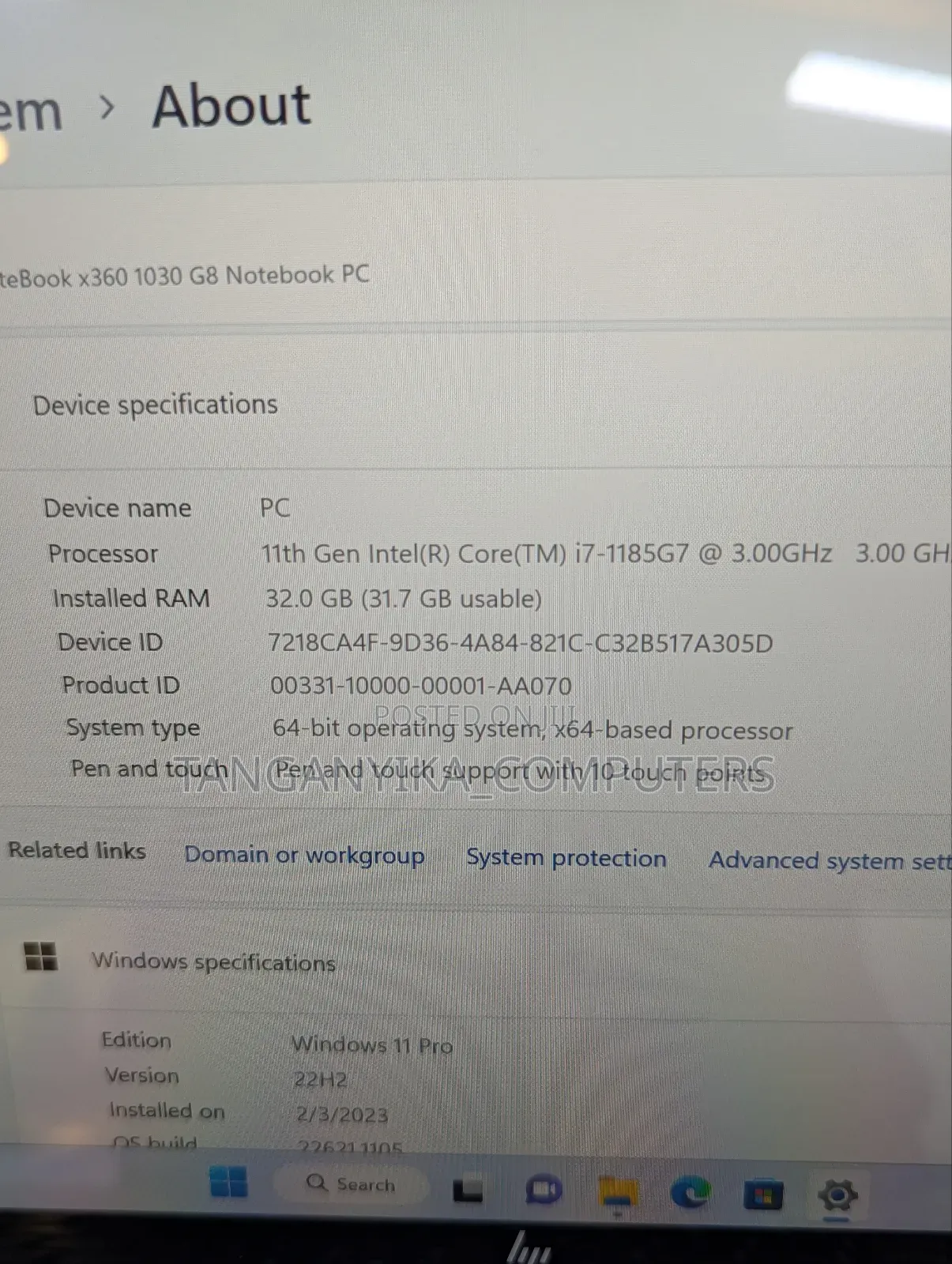 Laptop HP EliteBook 1030 32GB Intel Core I7 SSD 256GB
