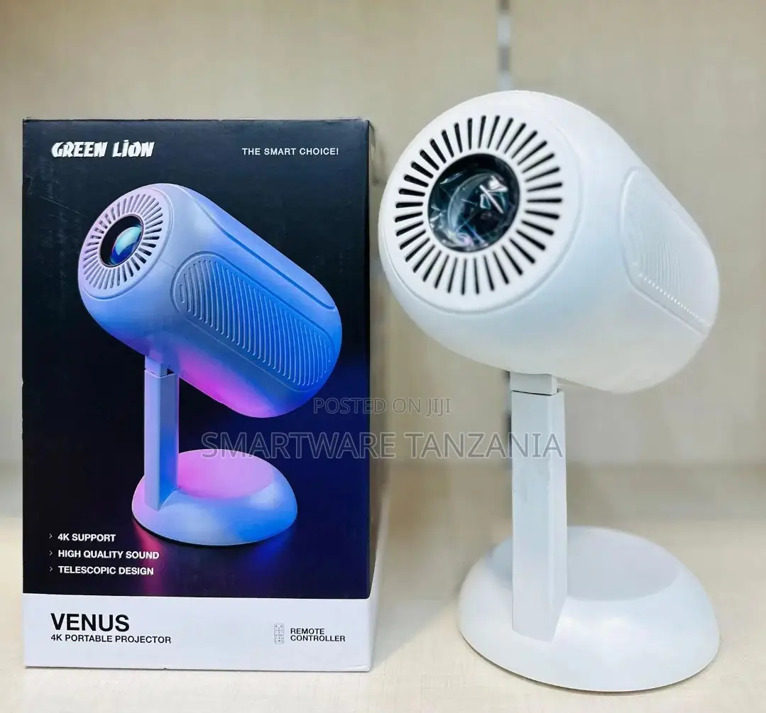 Green Lion Venus Portable Projector With Remote Telescopic Design
