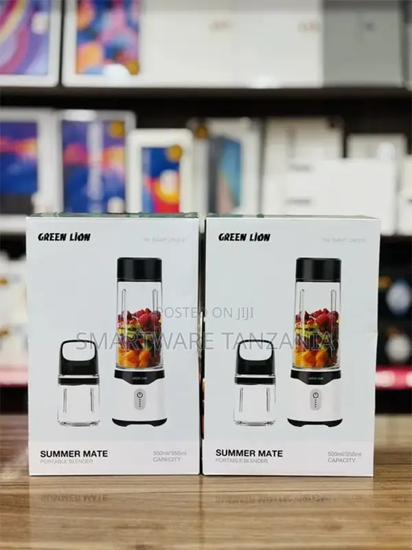 Green Lion Summer Mate Portable Blender, 350ml/500ml, 5 Hours Charging