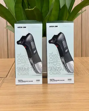 Green Lion Digital Tire Pressure Gauge 9 in 1 Rescue Tool Air Pump