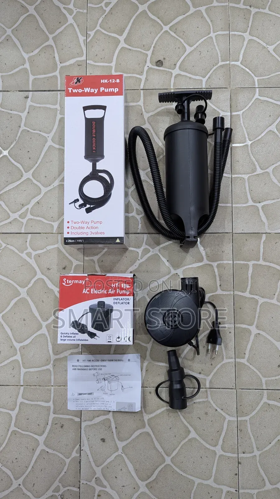 Electric Pump + Manual Pump