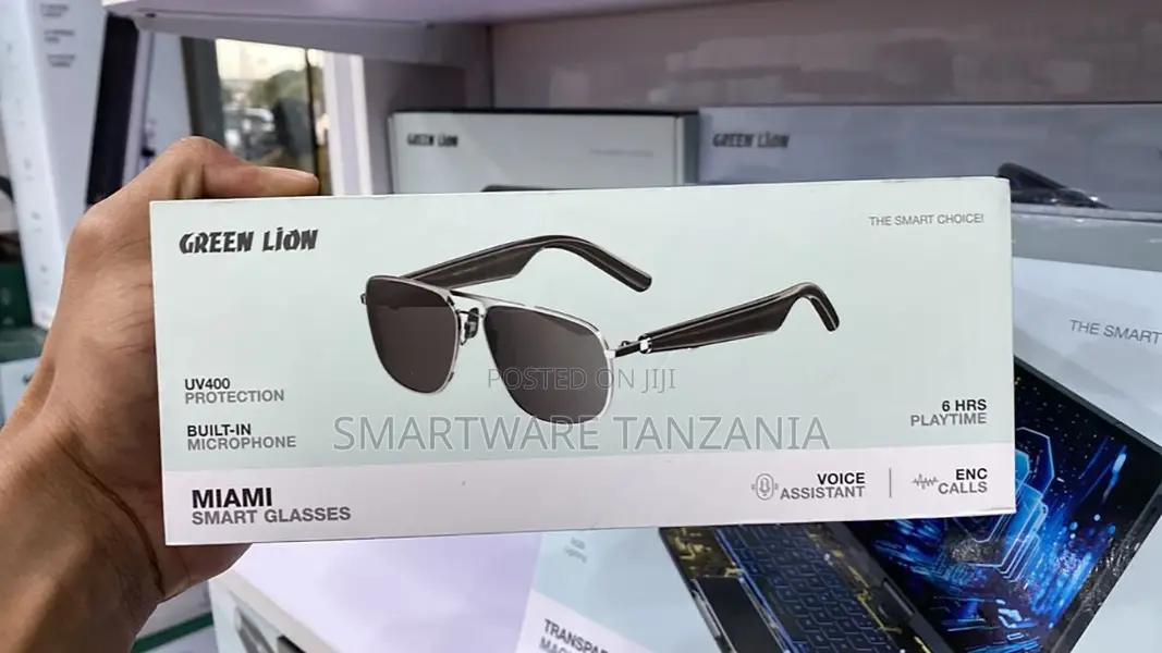 Green Lion Miami Smart Glasses Uv400 Voice Assistant Enc Calls 6 Hours