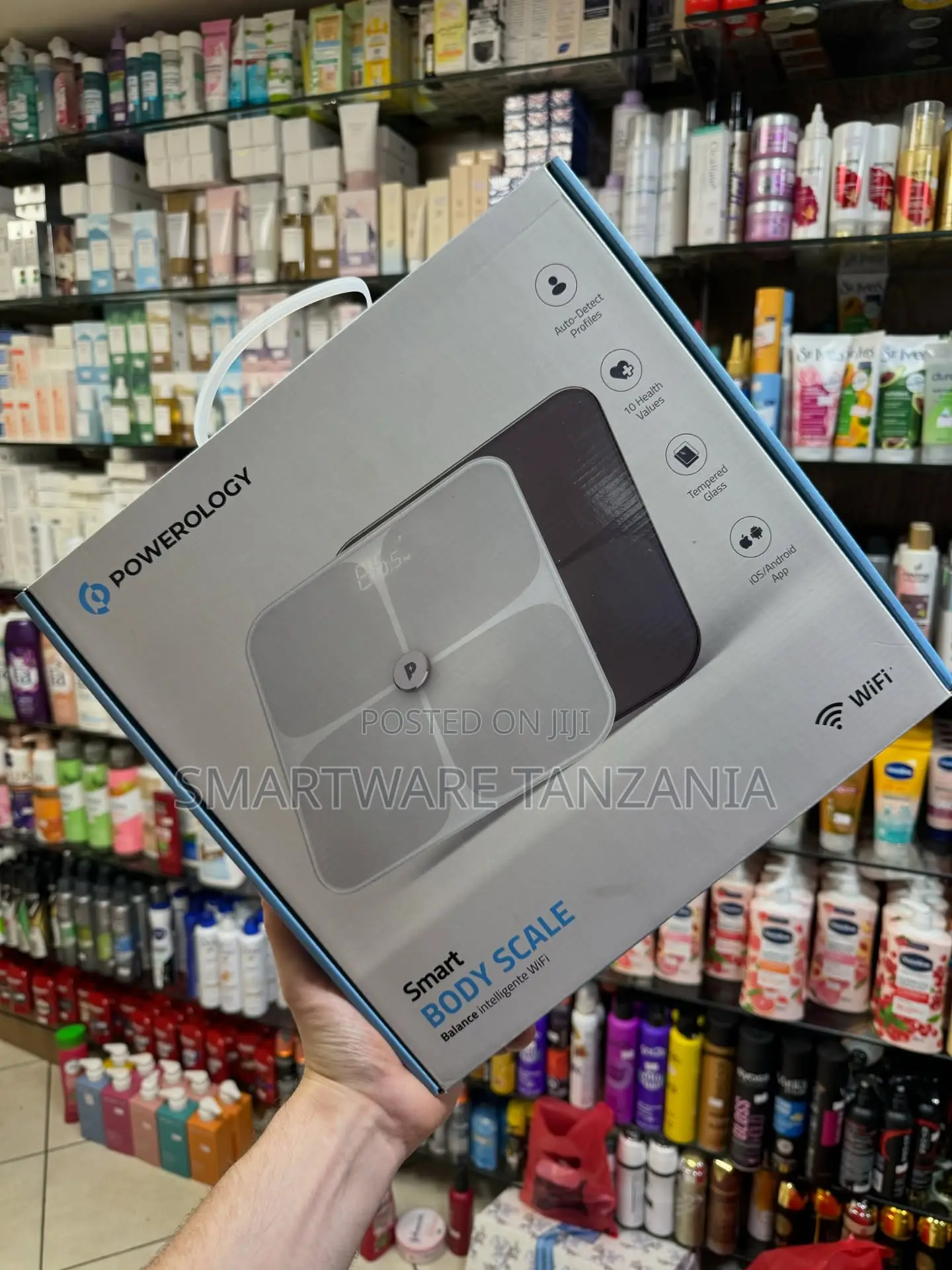 Powerology Smart Wifi Body Scale - Intelligent Analyzer With App Sync