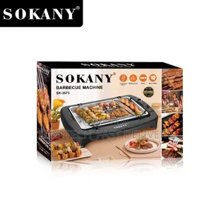 Sokany Electric Barbecue Grill With Non-Stick Cooking Surface