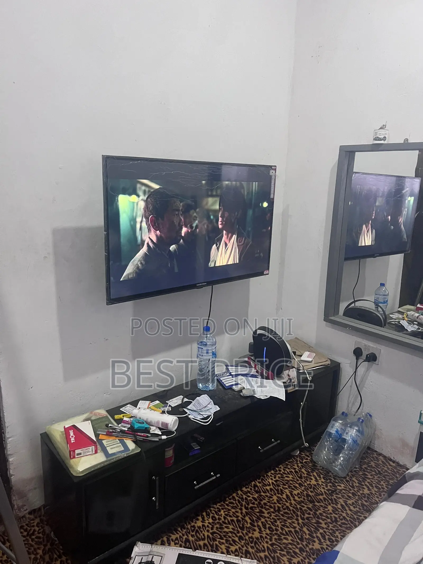 Goodvision 43 Inch Smart Tempered Double Grass Tv With Bluetooth.